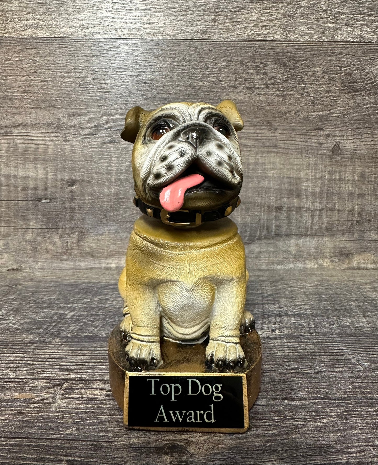 Dog Trophy Bobblehead Top Dog Award Achievement Award Victory Trophy Years Of Service Military Thank You Gift Appreciation Award Top Sales