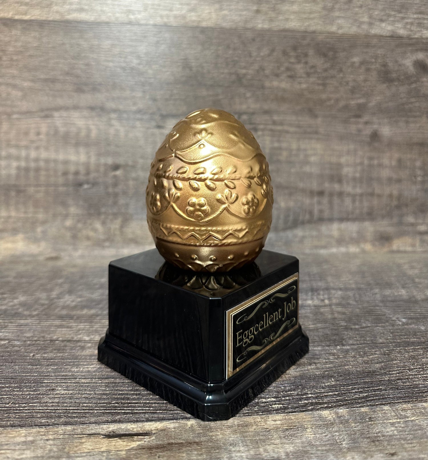 Funny Trophy EGGCELLENT Job Award Corporate Award Golden Egg Gag Gift Achievement Award Employee Of The Month Top Sales Trophy #1 Salesman
