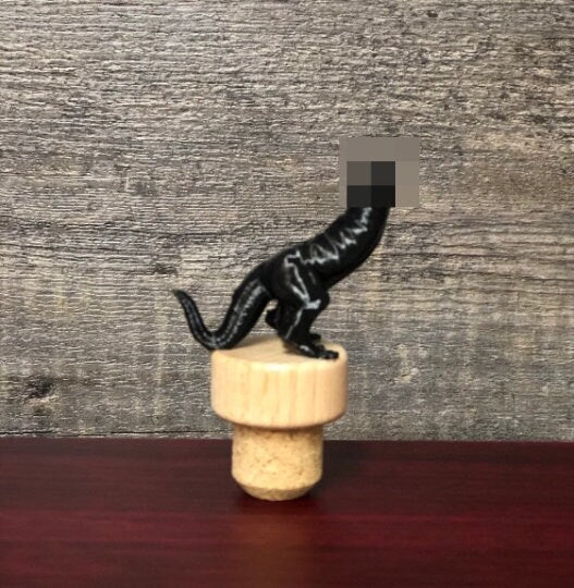 DICKASAURUS Funny Wine Stopper Novelty Gift Bottle Cork Wine Stopper Mature Gag Gift Christmas Stocking Stuffer Wine Lover Birthday Gift