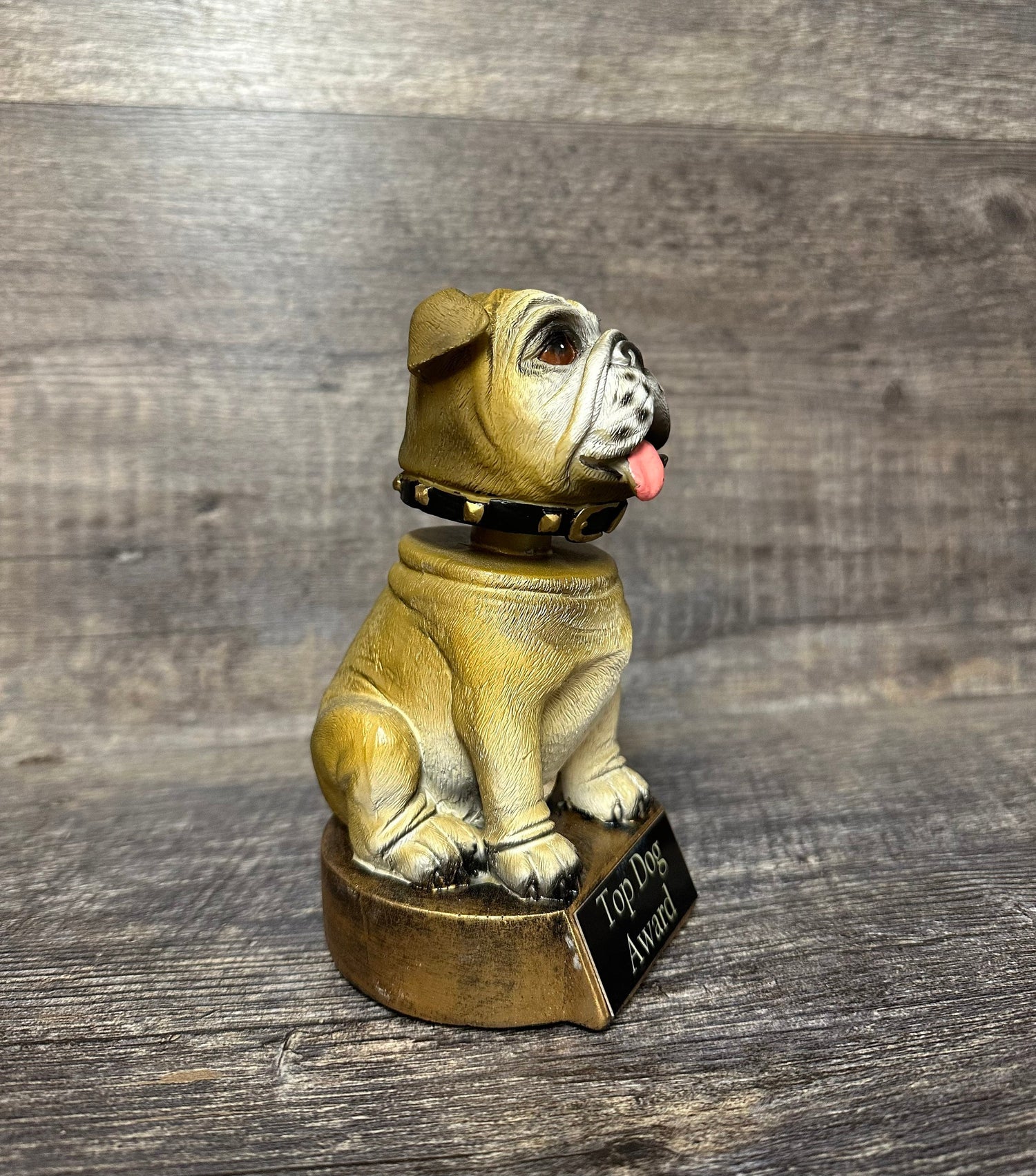 Dog Trophy Bobblehead Top Dog Award Achievement Award Victory Trophy Years Of Service Military Thank You Gift Appreciation Award Top Sales