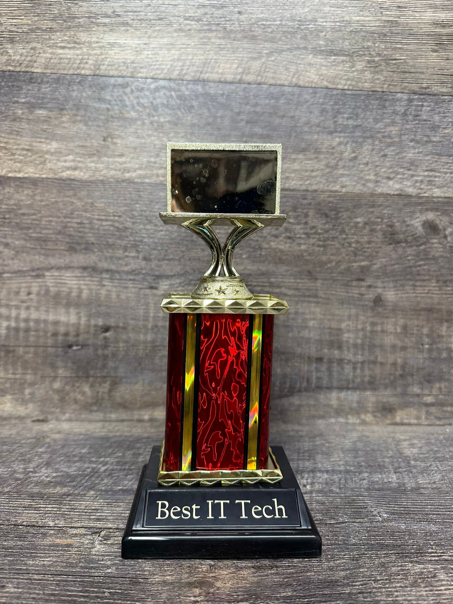 Funny Trophy Laptop Computer Best Gamer or IT Tech Award Computer Trophy Gag Gift Personalized Trophy Dad Gift Father's Day Gift