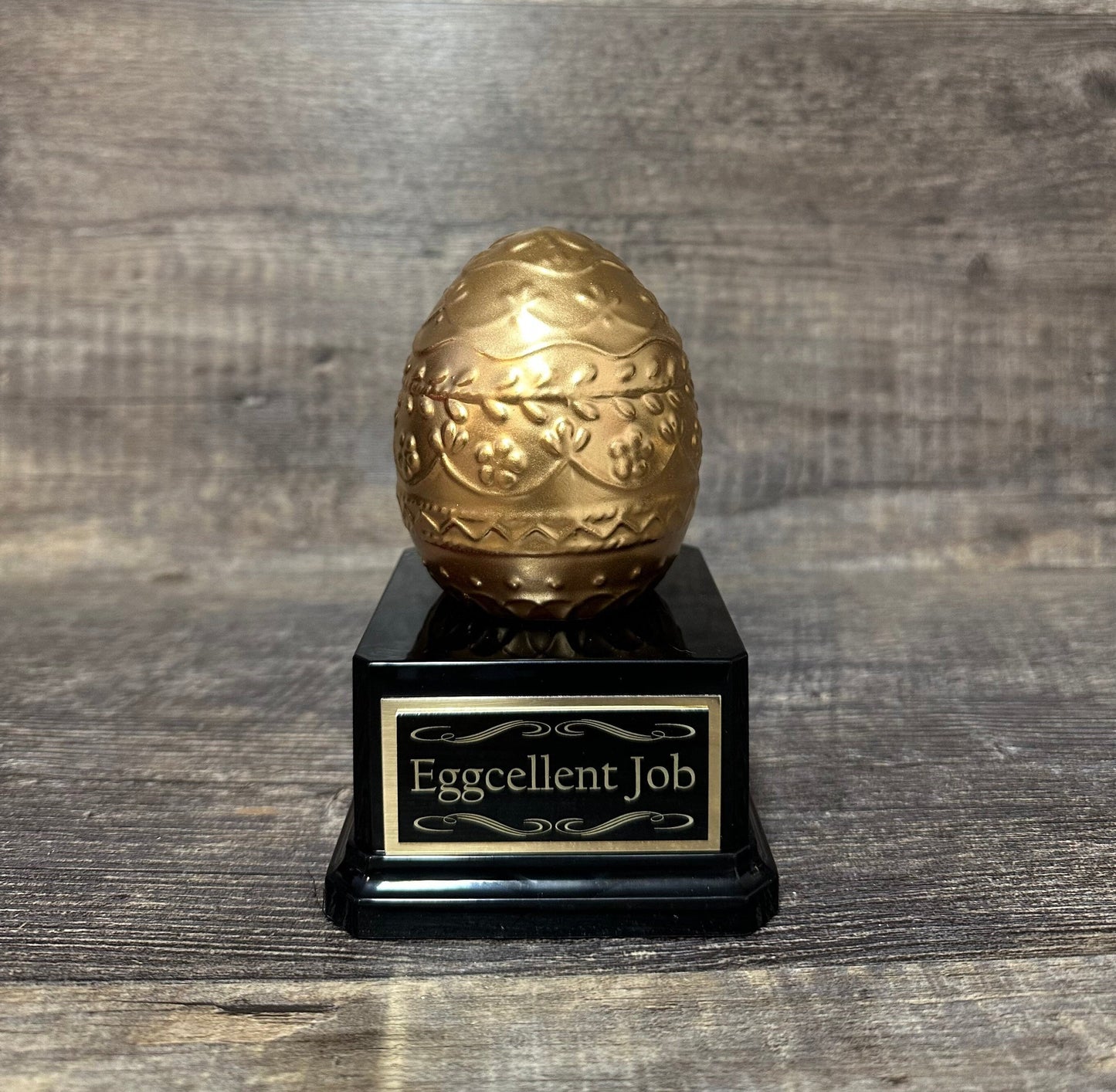 EGGCELLENT Job Award Corporate Award Golden Egg Gag Gift Achievement Award Employee Of The Month Top Sales Trophy #1 Salesman Appreciation