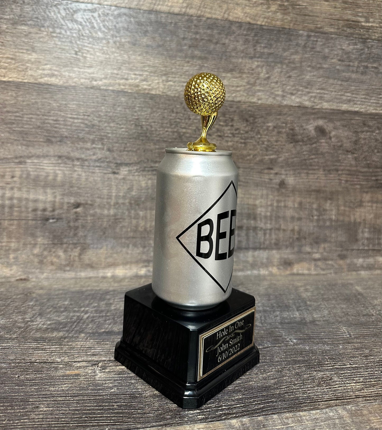 Funny Golf Trophy  Beer & Bullshit Beer Trophy No Bull BS Bullshit Award Beer Challenge Full of Bull Gag Gift Beer Drinker Hole In One ward