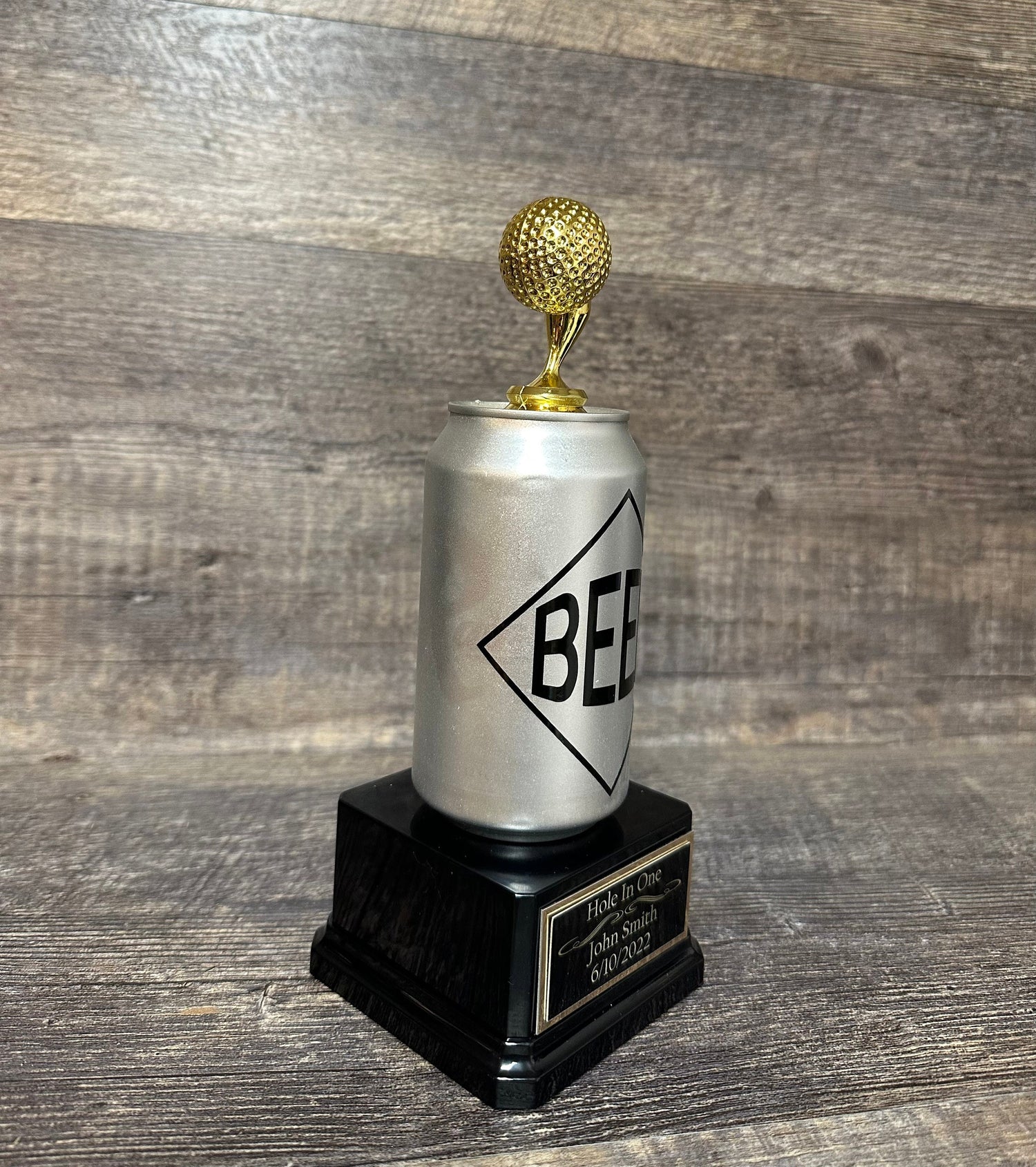 Funny Golf Trophy  Beer & Bullshit Beer Trophy No Bull BS Bullshit Award Beer Challenge Full of Bull Gag Gift Beer Drinker Hole In One ward
