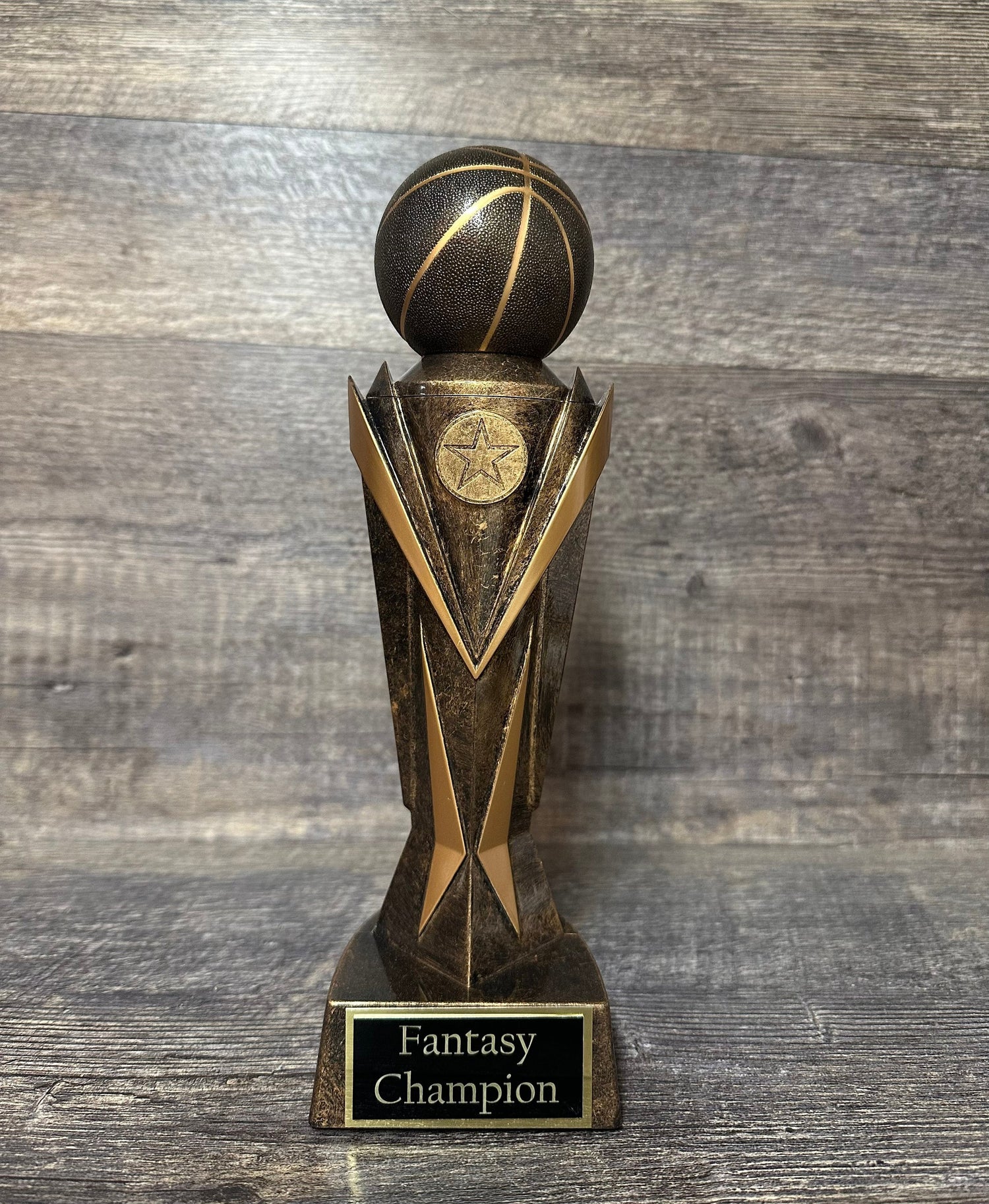 Basketball Trophy Award Basketball Madness 10.75" Trophy FBL FBBL Fantasy Basketball League Bracket Champion Participation Award