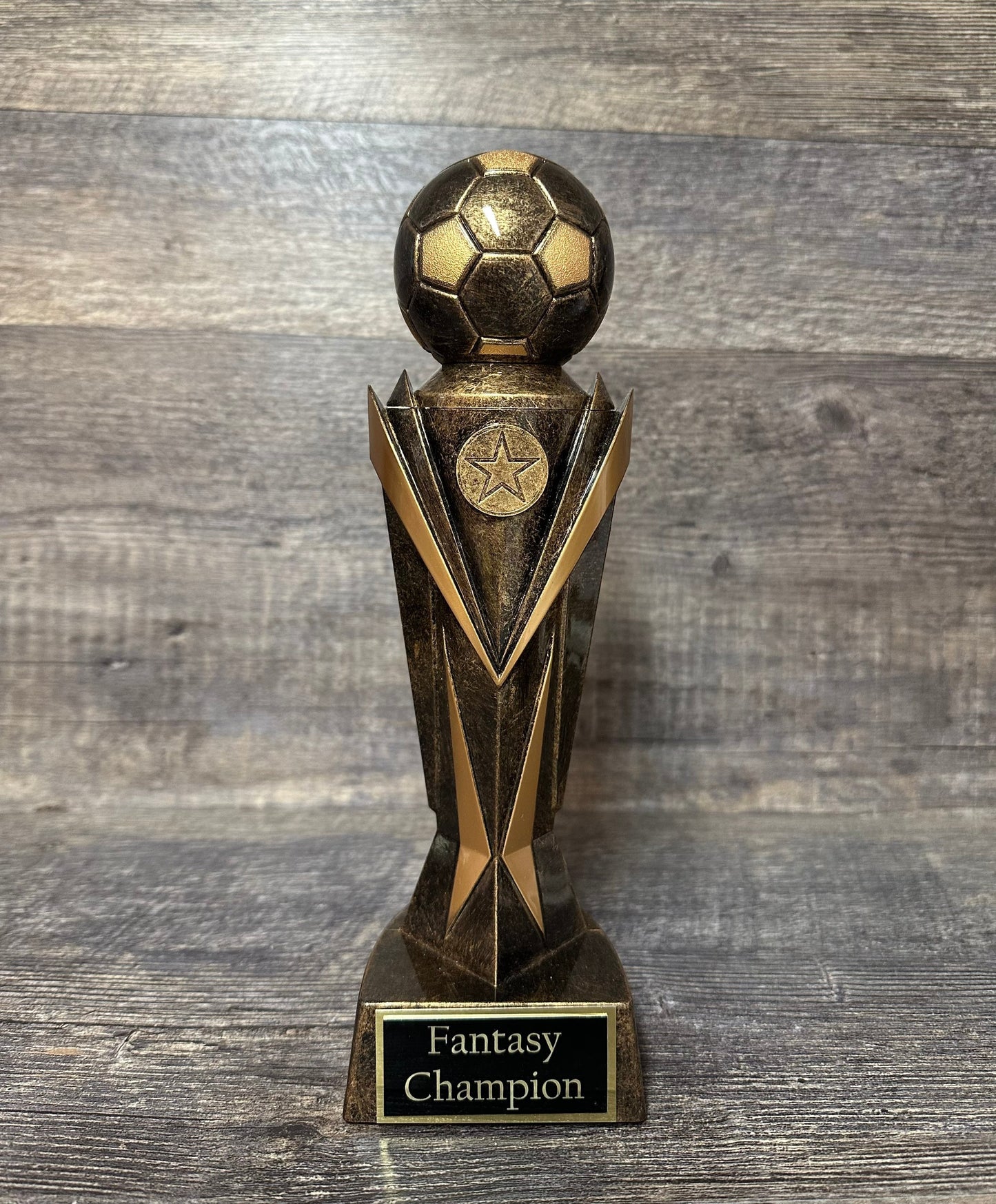 Soccer Trophy Fantasy Soccer 10.75" Trophy Champion Winner Fantasy League Custom Trophy Team Sports Award  Free Engraving