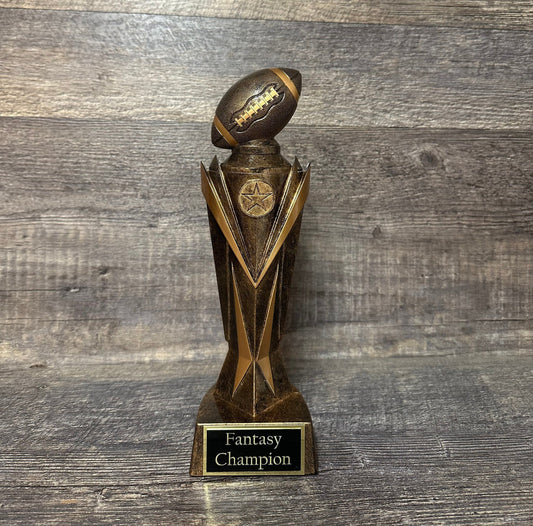 Custom Fantasy Football Trophy Award 10.75" Trophy Fantasy Football League Champion Trophy Award FFL Trophy Football League Champion