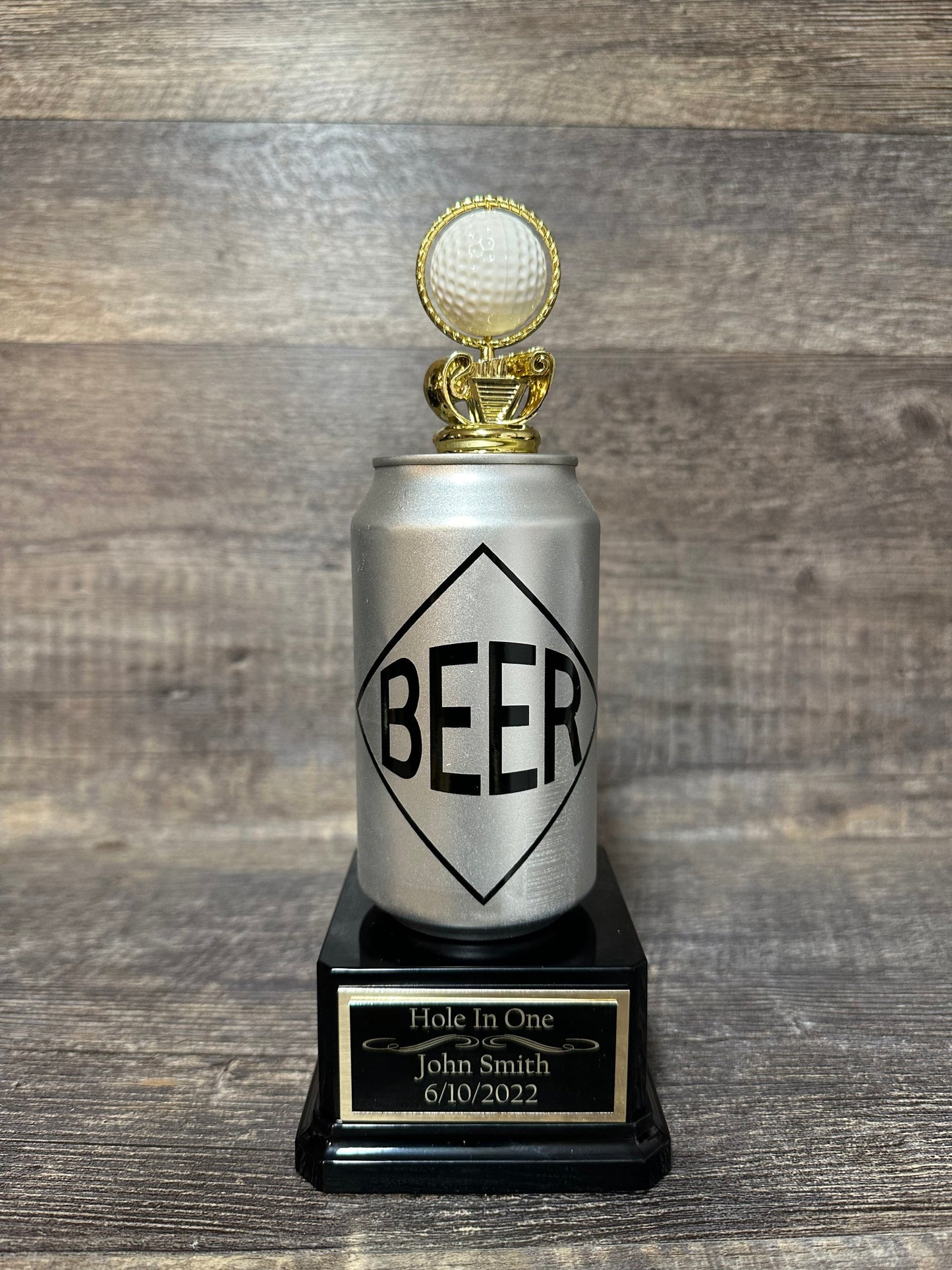 Funny Golf Trophy  Beer & Bullshit Beer Trophy No Bull BS Bullshit Award Beer Challenge Full of Bull Gag Gift Beer Drinker Hole In One ward