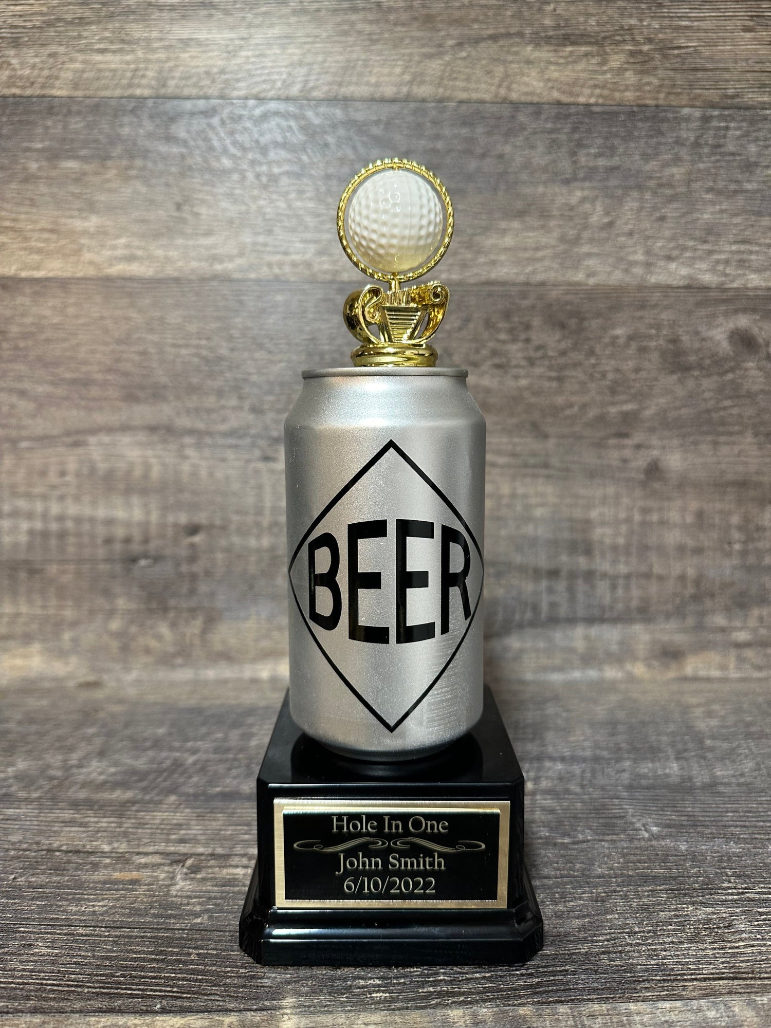 Funny Golf Trophy  Beer & Bullshit Beer Trophy No Bull BS Bullshit Award Beer Challenge Full of Bull Gag Gift Beer Drinker Hole In One ward