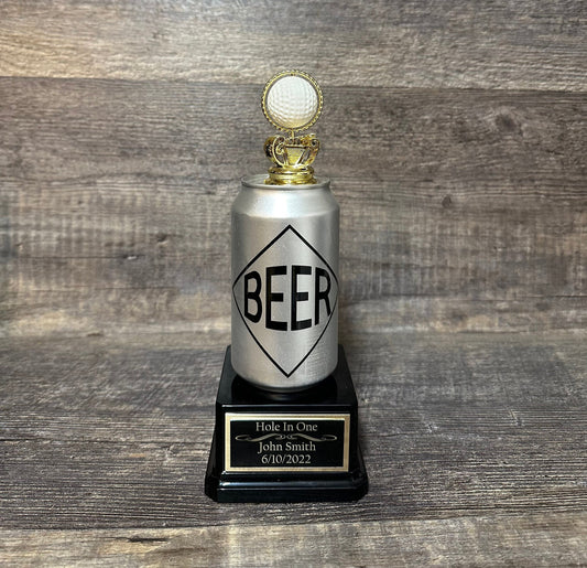 Funny Golf Trophy Beer & Bullshit Beer Trophy No Bull BS Bullshit Award Beer Challenge Full of Bull Gag Gift Beer Drinker Hole In One ward