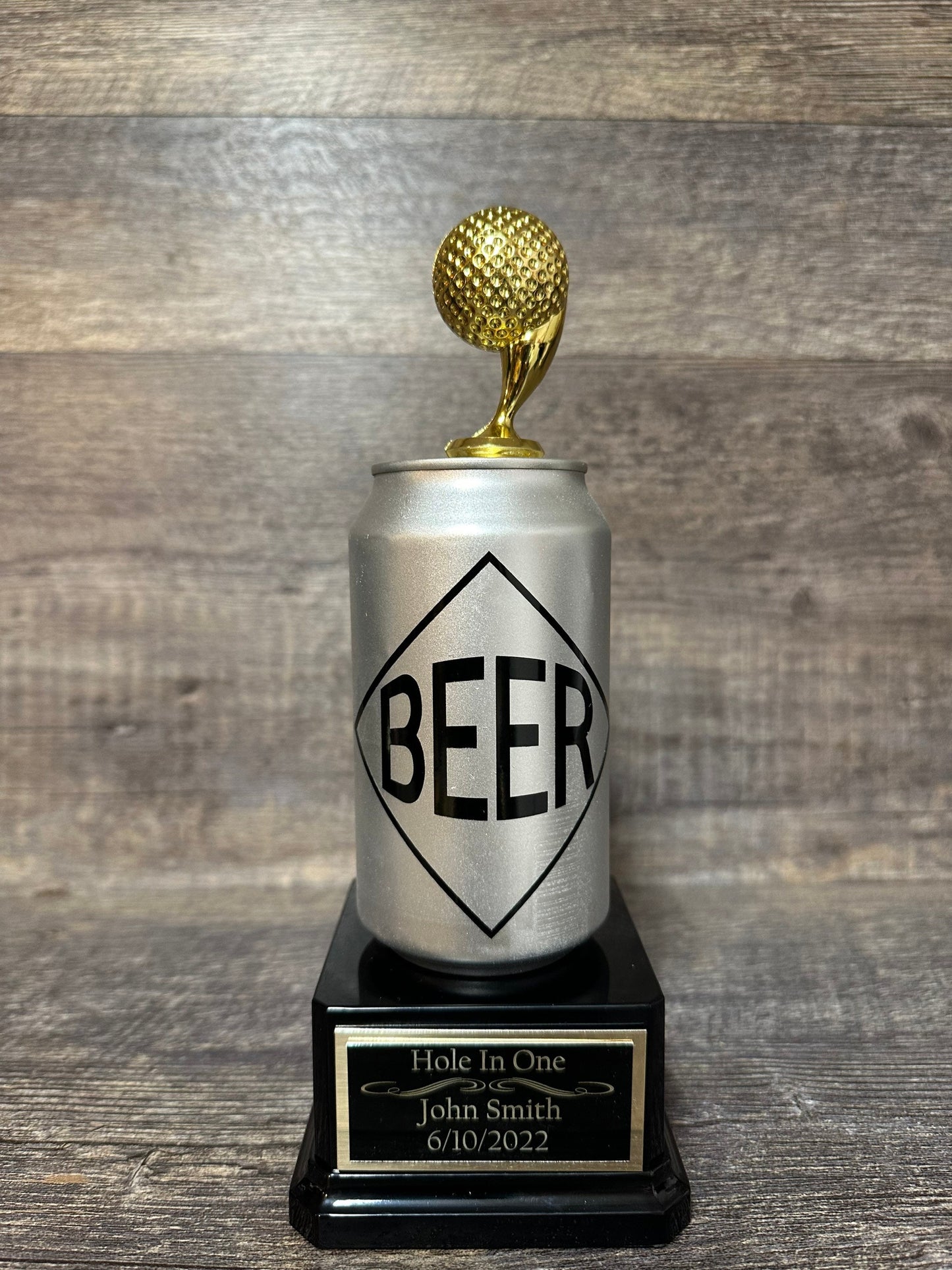 Funny Golf Trophy  Beer & Bullshit Beer Trophy No Bull BS Bullshit Award Beer Challenge Full of Bull Gag Gift Beer Drinker Hole In One ward