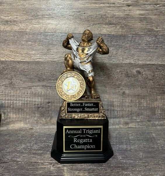 XL Fantasy Football Trophy FFL Beast Trophy 6 or 12  Perpetual Trophy League Winner Fantasy Football League Championship Award Trophy