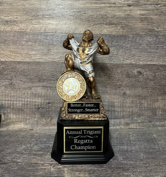XL Fantasy Football Trophy FFL Beast Trophy 6 or 12  Perpetual Trophy League Winner Fantasy Football League Championship Award Trophy
