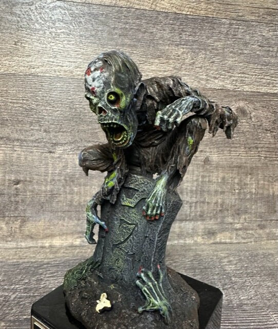 Halloween Zombie Trophy Costume Contest Trophy Scariest Costume Prize Zombie Tombstone Pumpkin Carving Contest Halloween Party Decor