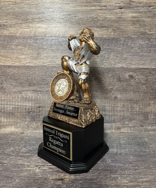 XL Fantasy Football Trophy FFL Beast Trophy 6 or 12  Perpetual Trophy League Winner Fantasy Football League Championship Award Trophy
