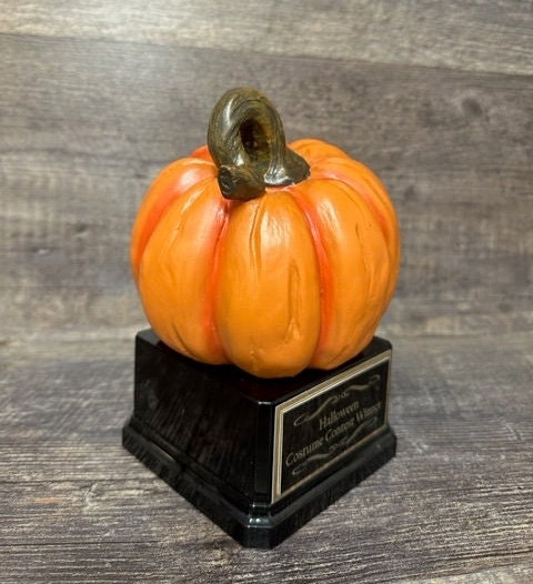 Halloween Trophy Realistic Pumpkin Carving Contest Costume Contest Winner Best Office Costume Contest Halloween Decor Dia De Los Muertos