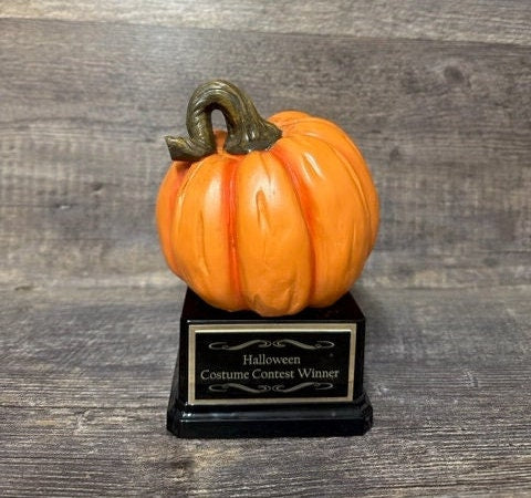 Halloween Trophy Realistic Pumpkin Carving Contest Costume Contest Winner Best Office Costume Contest Halloween Decor Dia De Los Muertos