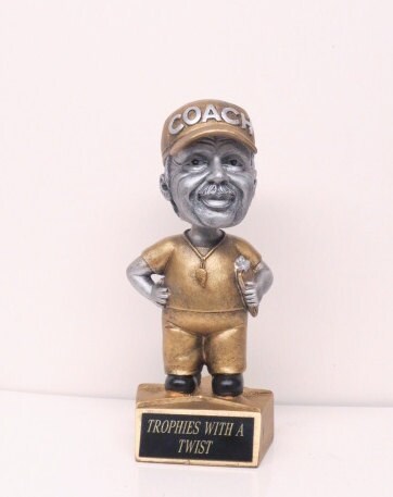 Coach Trophy Coaches Trophies Sports Award Bobble Head Thank You Team Gift Coach of the Year Retirement Best Coach Award FREE ENGRAVING