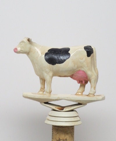 Wine Stopper Cow Bottle Cork Hand Painted BBQ Bottle Stopper Wine Cork Father's Day Gift Birthday Gift Wine Lover