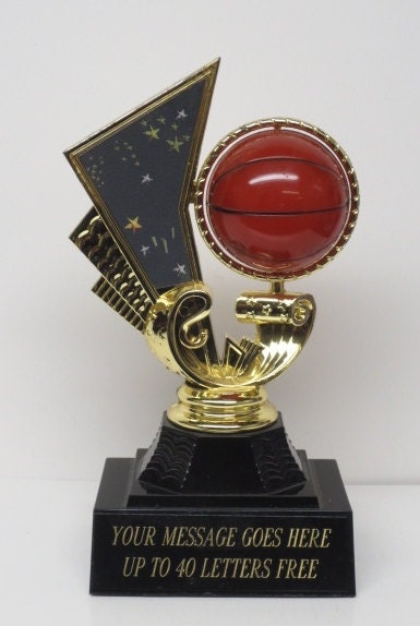 Basketball Trophy Award Basketball Madness Trophy Fantasy Basketball League Champ Team Participation Award Personalized Jr League