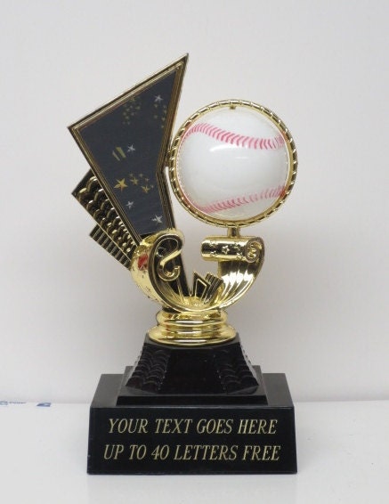 Baseball Little League Trophy Sports Award Participation Award T- Ball Economy Trophy Spinning Baseball Team Trophies Softball Trophy